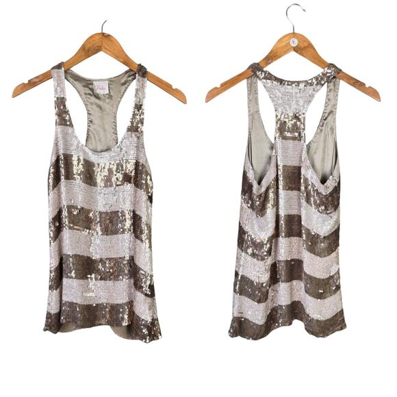 Parker Striped Sequined Top - Picture 7 of 14